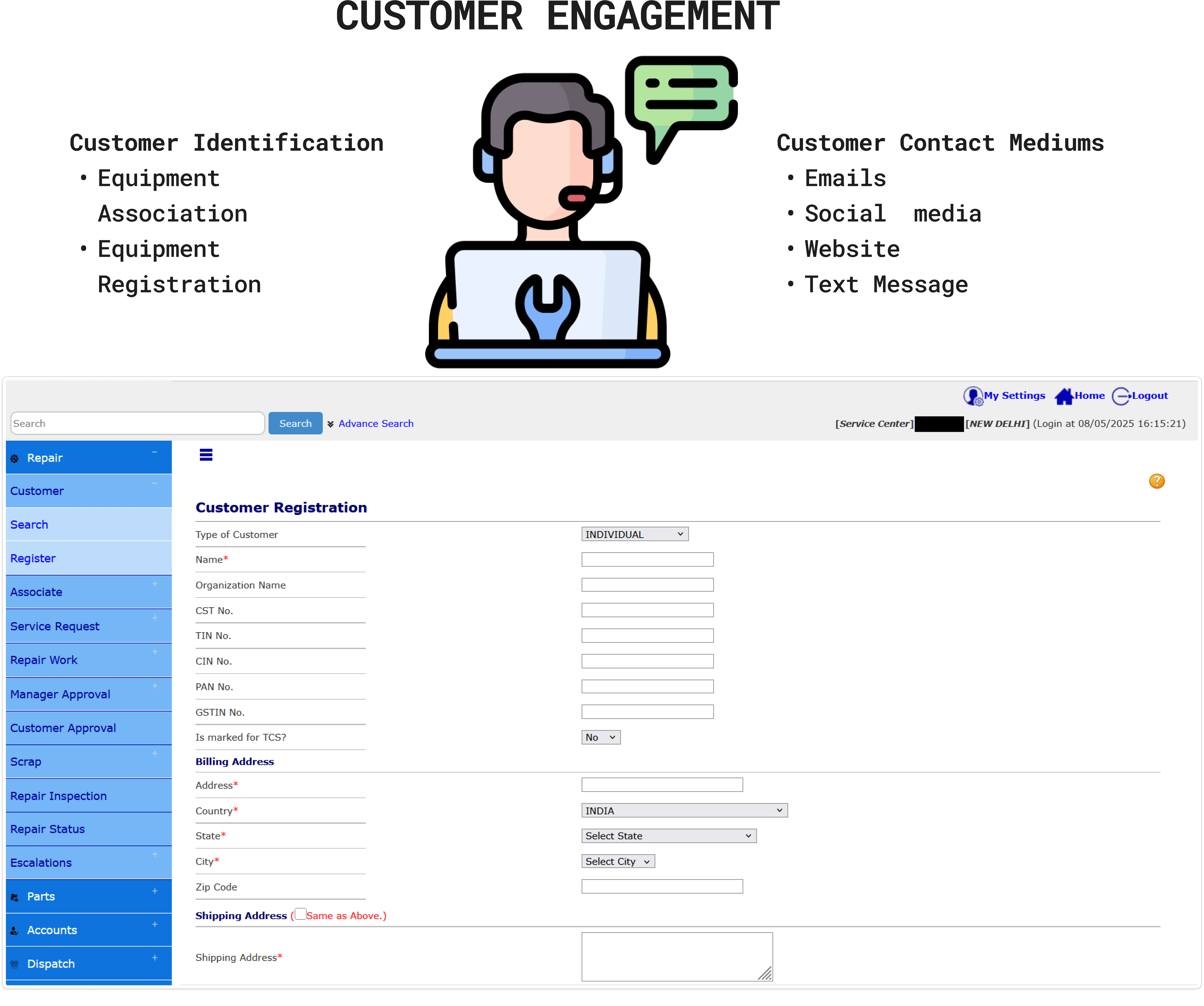 Customer service image